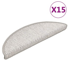 Alfombrillas autoadhesivas sisal 15 uds platina 56x17x3 cm en Hogar | Comprar online en Foru.es