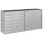Arriate de acero galvanizado plateado 160x40x77 cm de vidaXL, Maceteros y jardineras - Ref: Foro24-316894, Precio: 56,47 €, D...