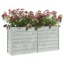 Arriate de acero galvanizado plateado 160x40x77 cm de vidaXL, Maceteros y jardineras - Ref: Foro24-316894, Precio: 56,47 €, D...