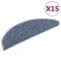 Alfombrilla autoadhesiva escalera sisal 15 uds azul 56x17x3 cm en Hogar | Comprar online en Foru.es
