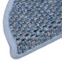Alfombrilla autoadhesiva escalera sisal 15 uds azul 56x17x3 cm en Hogar | Comprar online en Foru.es