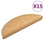 Alfombrillas autoadhesivas sisal 15 uds color sisal 56x17x3 cm en Hogar | Comprar online en Foru.es