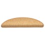 Alfombrillas autoadhesivas sisal 15 uds color sisal 56x17x3 cm en Hogar | Comprar online en Foru.es