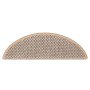 Alfombrilla autoadhesiva escalera sisal 15 uds beige 56x17x3 cm en Hogar | Comprar online en Foru.es