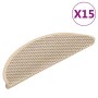 Alfombrillas autoadhesivas sisal 15 uds bereber 56x17x3 cm en Hogar | Comprar online en Foru.es