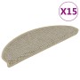 Alfombrillas autoadhesivas sisal 15 uds verde claro 56x17x3 cm en Hogar | Comprar online en Foru.es