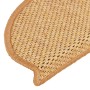 Alfombrillas autoadhesivas sisal 15 uds color sisal 56x17x3 cm en Hogar | Comprar online en Foru.es