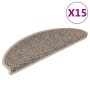 Alfombrilla autoadhesiva escalera sisal 15 uds beige 65x21x4 cm en Hogar | Comprar online en Foru.es