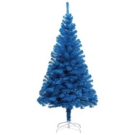 Árbol de Navidad artificial con soporte PVC azul 210 cm de vidaXL, Arboles de navidad - Ref: Foro24-321005, Precio: 53,81 €, ...