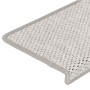 Alfombrillas autoadhesivas sisal 15 uds platina 65x21x4 cm en Hogar | Comprar online en Foru.es