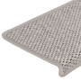 Alfombrilla autoadhesiva escalera sisal 15 uds 65x21x4 cm en Hogar | Comprar online en Foru.es