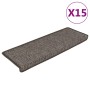 Alfombrilla autoadhesiva escalera 15 uds gris y beige 65x21x4cm en Hogar | Comprar online en Foru.es