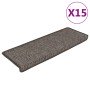 Alfombrilla autoadhesiva escalera 15 uds gris y beige 65x21x4cm en Hogar | Comprar online en Foru.es