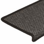 Alfombra autoadhesiva escalera sisal 15 uds antracita 65x21x4cm en Hogar | Comprar online en Foru.es