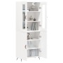 Aparador alto madera contrachapada blanco 69,5x34x180 cm de vidaXL, Aparadores - Ref: Foro24-3198185, Precio: 153,51 €, Descu...