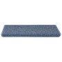 Alfombrilla autoadhesiva escalera sisal 15 uds azul 65x21x4 cm en Hogar | Comprar online en Foru.es