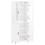 Aparador alto madera contrachapada blanco 69,5x34x180 cm de vidaXL, Aparadores - Ref: Foro24-3198185, Precio: 153,51 €, Descu...
