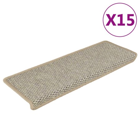 Alfombrillas autoadhesivas sisal 15 uds verde 56x17x3 cm en Hogar | Comprar online en Foru.es