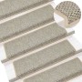 Alfombrillas autoadhesivas sisal 15 uds verde 56x17x3 cm en Hogar | Comprar online en Foru.es