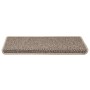 Alfombrilla autoadhesiva escalera sisal 15 uds beige 65x21x4 cm en Hogar | Comprar online en Foru.es