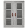 Aparador alto madera contrachapada gris sonoma 69,5x34x180 cm de vidaXL, Aparadores - Ref: Foro24-3198191, Precio: 157,86 €, ...