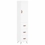 Aparador alto madera contrachapada blanco 34,5x34x180 cm de vidaXL, Aparadores - Ref: Foro24-3198825, Precio: 111,34 €, Descu...