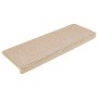 Alfombrilla autoadhesiva escalera sisal 15 uds Berber 65x21x4 cm en Hogar | Comprar online en Foru.es