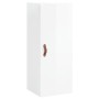 Aparador alto madera contrachapada blanco brillo 34,5x34x180 cm de vidaXL, Aparadores - Ref: Foro24-3198827, Precio: 118,00 €...