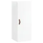 Aparador alto madera contrachapada blanco brillo 34,5x34x180 cm de vidaXL, Aparadores - Ref: Foro24-3198827, Precio: 116,20 €...