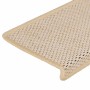 Alfombrilla autoadhesiva escalera sisal 15 uds Berber 65x21x4 cm en Hogar | Comprar online en Foru.es