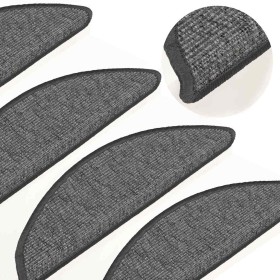 Felpudos para escaleras (15 unidades, 56 x 17 x 3 cm, beige y gris, semicirculares) en Hogar | Comprar online en Foru.es