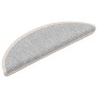Alfombrillas para escaleras 15 unidades 56x17x3 cm Plateadas Semicirculares en Hogar | Comprar online en Foru.es