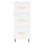 Aparador alto madera contrachapada blanco 34,5x34x180 cm de vidaXL, Aparadores - Ref: Foro24-3198833, Precio: 111,97 €, Descu...