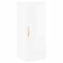 Aparador alto madera contrachapada blanco brillo 34,5x34x180 cm de vidaXL, Aparadores - Ref: Foro24-3198835, Precio: 118,99 €...