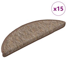 Felpudos para escaleras (15 unidades, 56 x 17 x 3 cm, marrón claro, semicirculares) en Hogar | Comprar online en Foru.es