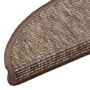 Felpudos para escaleras (15 unidades, 56 x 17 x 3 cm, marrón claro, semicirculares) en Hogar | Comprar online en Foru.es