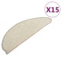 Alfombrillas para escaleras 15 unidades 65x21x4 cm Plateadas Semicirculares Grandes en Hogar | Comprar online en Foru.es
