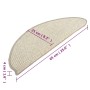 Alfombrillas para escaleras 15 unidades 65x21x4 cm Plateadas Semicirculares Grandes en Hogar | Comprar online en Foru.es