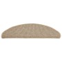 Felpudos para escaleras 15 uds 65x21x4 cm Beige oscuro Semicircular Grande en Hogar | Comprar online en Foru.es