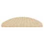 Felpudos para escaleras 15 uds 65x21x4 cm Beige Claro Semicircular Grande en Hogar | Comprar online en Foru.es