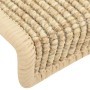 Felpudos para escaleras 15 uds 65x21x4 cm Beige Claro Semicircular Grande en Hogar | Comprar online en Foru.es