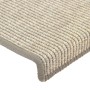 Alfombrillas para escaleras 15 unidades 65x21x4 cm Borde rectangular plateado en Hogar | Comprar online en Foru.es