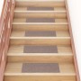 Felpudos autoadhesivos para escaleras, 15 unidades, 60 x 25 cm, color marrón claro, rectangulares en Hogar | Comprar online en F
