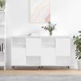 Aparadores 2 piezas madera contrachapada blanco de vidaXL, Aparadores - Ref: Foro24-3190117, Precio: 116,68 €, Descuento: %