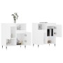Aparadores 2 piezas madera contrachapada blanco de vidaXL, Aparadores - Ref: Foro24-3190117, Precio: 116,68 €, Descuento: %