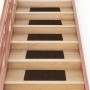 Felpudos autoadhesivos para escaleras, 15 unidades, 60 x 25 cm, marrón, rectangulares en Hogar | Comprar online en Foru.es