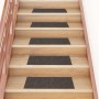 Felpudos autoadhesivos para escaleras, 15 unidades, 60 x 25 cm, antracita, rectangulares en Hogar | Comprar online en Foru.es