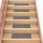 Felpudos autoadhesivos para escaleras, 15 unidades, 60 x 25 cm, beige, rectangulares en Hogar | Comprar online en Foru.es