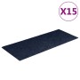 Felpudos autoadhesivos para escaleras, 15 unidades, 60 x 25 cm, color azul marino, rectangulares en Hogar | Comprar online en Fo