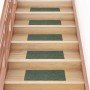Felpudos autoadhesivos para escaleras, 15 unidades, 60 x 25 cm, rectangulares, verdes en Hogar | Comprar online en Foru.es